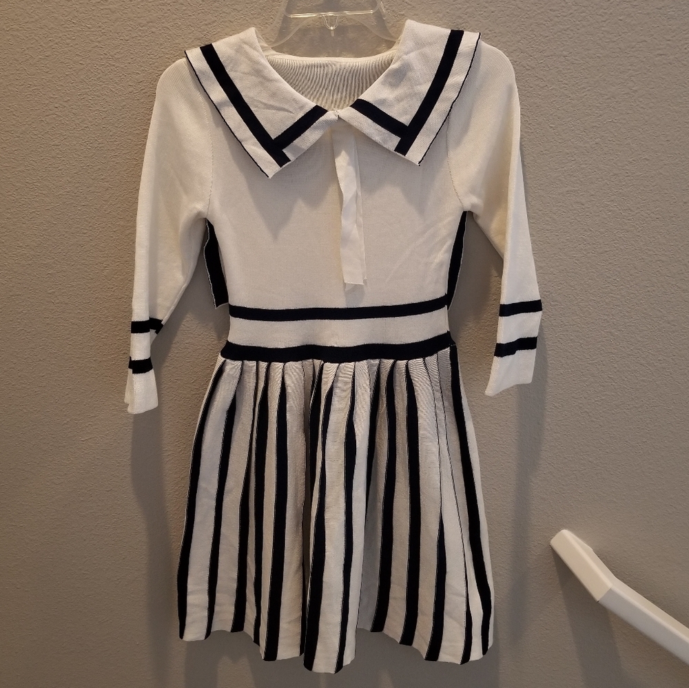 Sailor style dress  (Size: Small)
